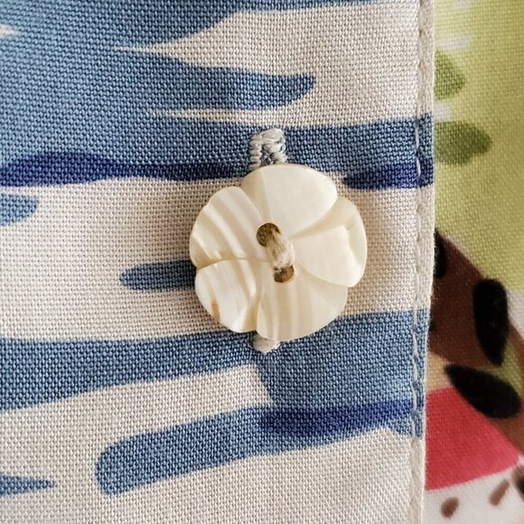 Key Lime Pie Vintage Hawaiian Shirt Tropical Print 100% Rayon Size 1X - Picture 8 of 14